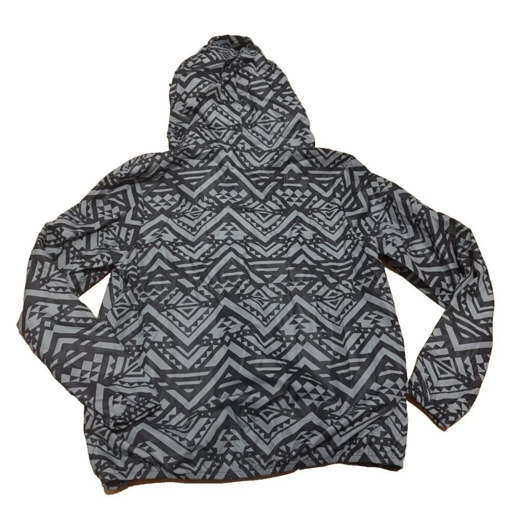 Victorias Secret PINK Anorak Jacket Aztec Hoodie Drawstring Dog Half Zip Size XS - Picture 4 of 4